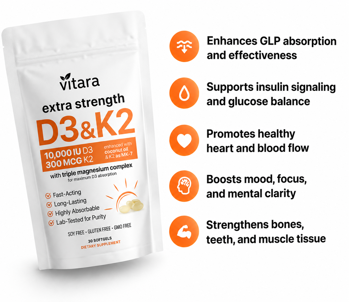 Vitara Vitamin D3 & K2